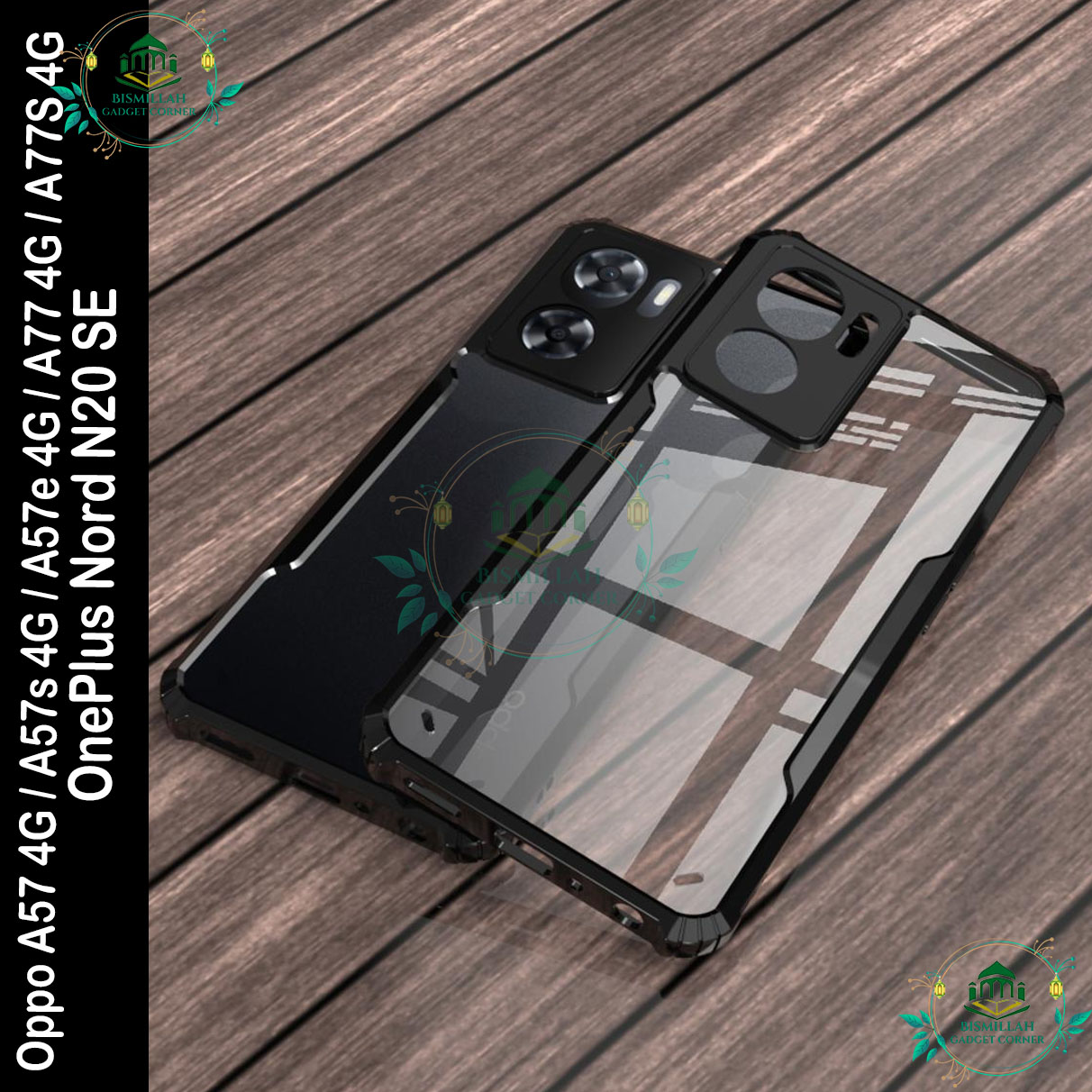 Picture of Xundd Back Cover for Oppo A57 4G / Oppo A57s 4G / Oppo A57e 4G / Oppo A77 4G / Oppo A77S 4G / OnePlus Nord N20 SE Transparent Hybrid Hard PC Back Bumper