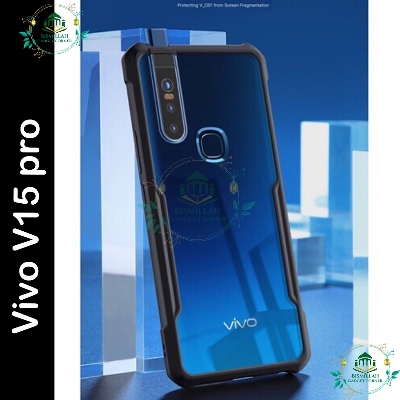 Picture of Xundd Back Cover for Vivo V15 pro Transparent Hybrid Hard PC Back Bumper