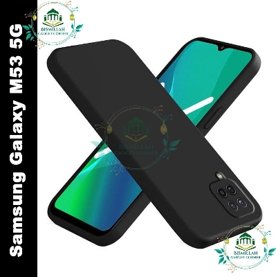 Picture of Premium Liquid Silicone Phone case for Samsung Galaxy M53 5G Liquid Silicon Mobile Back Case Soft Silicone Phone Cover
