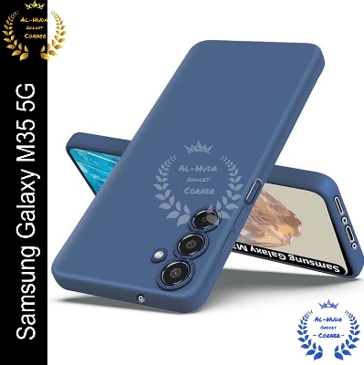 Picture of Premium Liquid Silicone Phone case for Samsung Galaxy M35 5G Liquid Silicon Mobile Back Case Soft Silicone Phone Cover