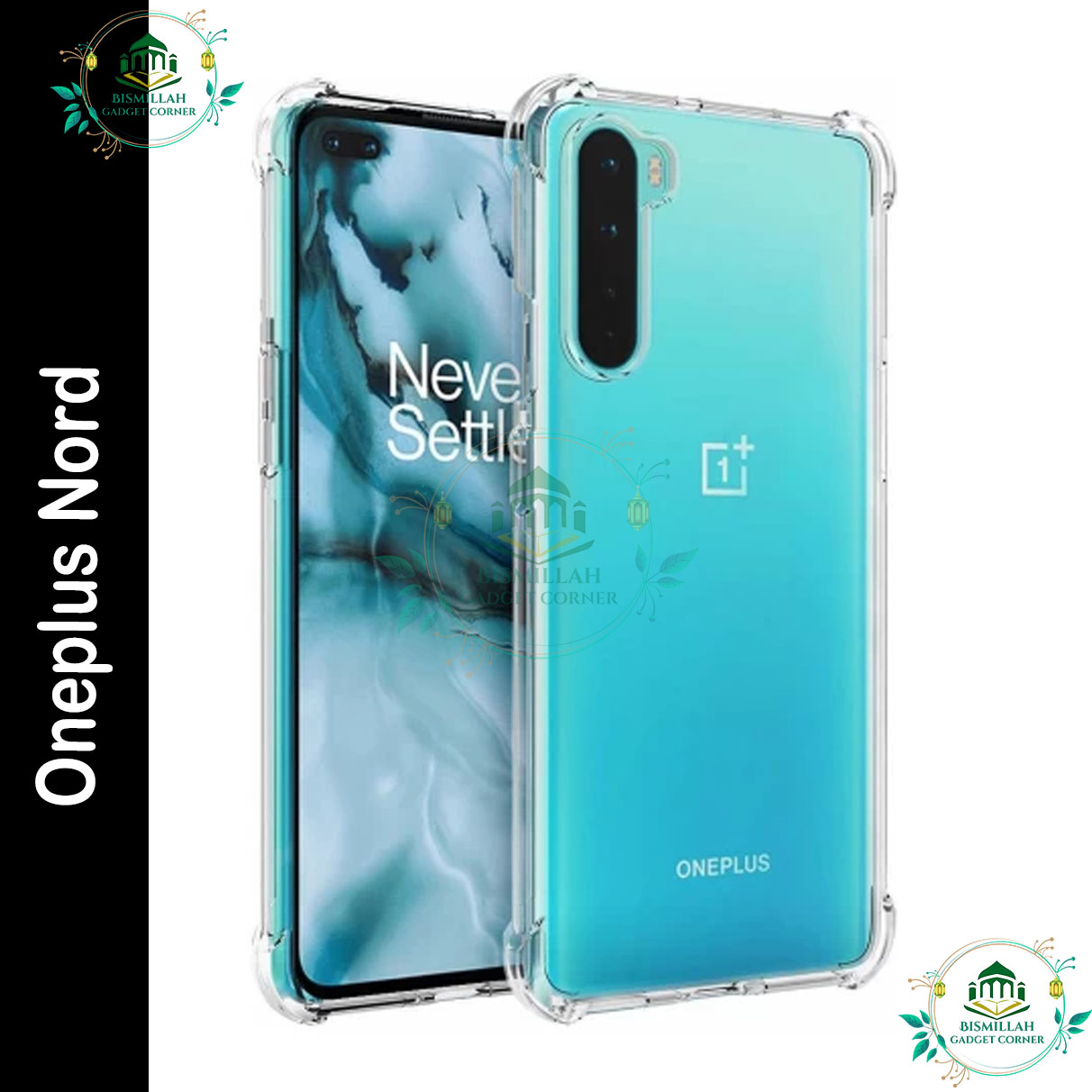Picture of Transparent back cover For Oneplus Nord Luxury transparent Protect Back Cover Soft Case