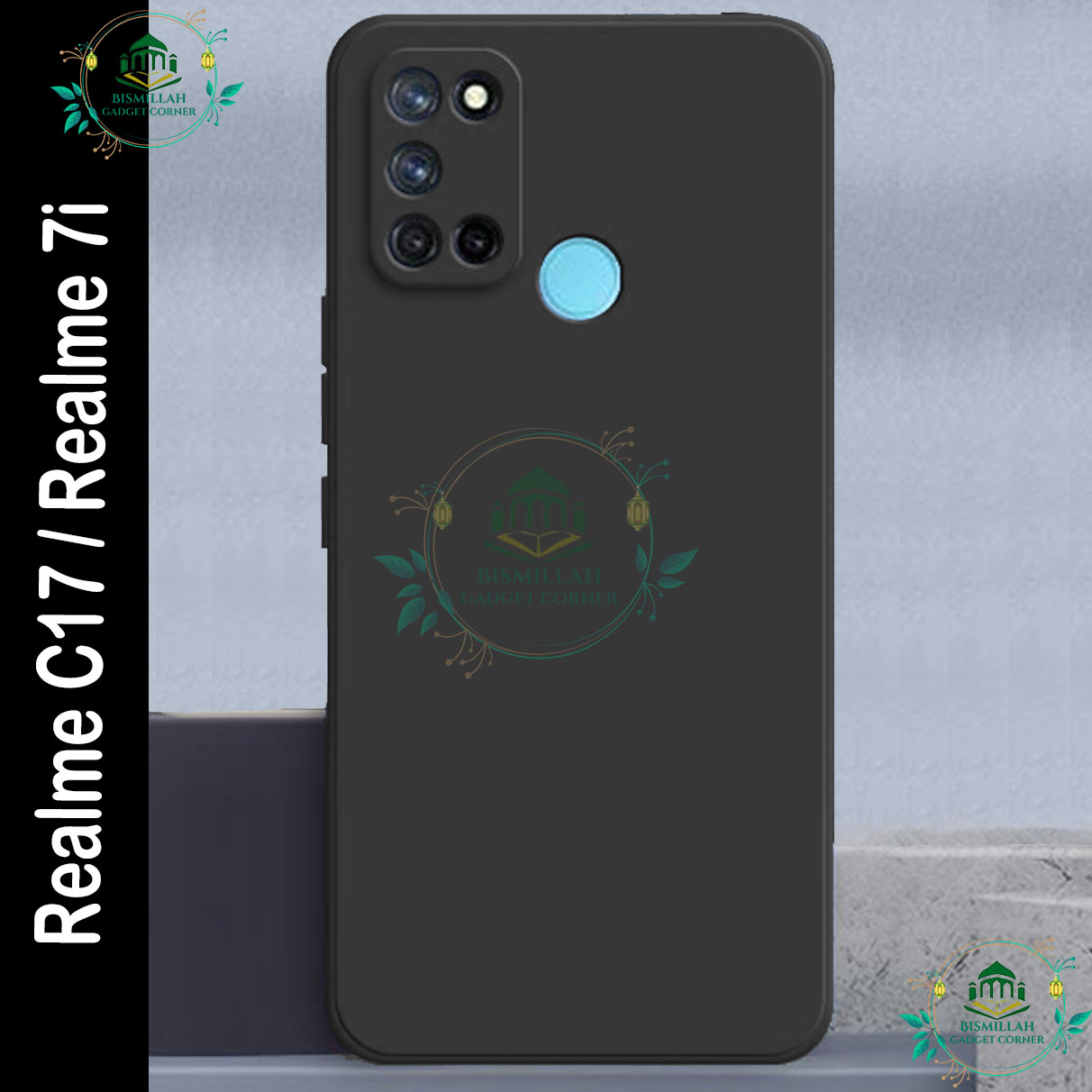 Picture of Premium Liquid Silicone Phone case for Realme C17 / Realme 7i Liquid Silicon Mobile Back Case Soft Silicone Phone Cover