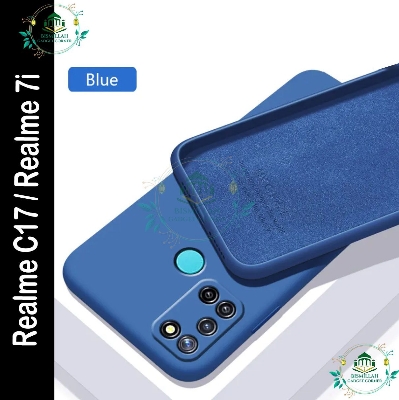 Picture of Premium Liquid Silicone Phone case for Realme C17 / Realme 7i Liquid Silicon Mobile Back Case Soft Silicone Phone Cover