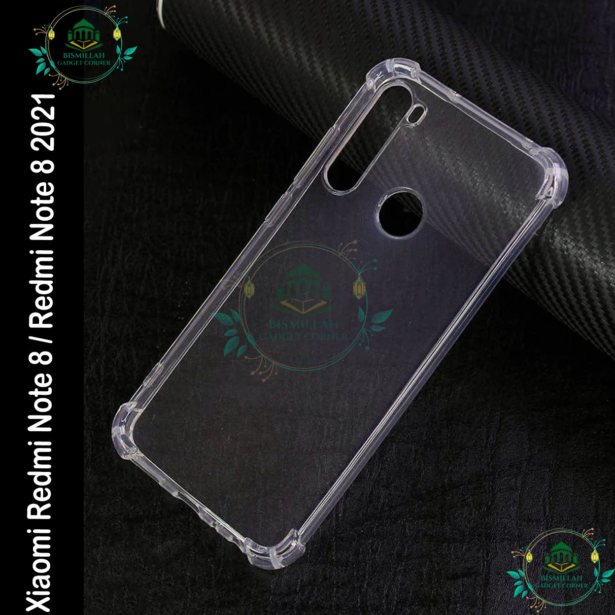 Picture of Transparent back cover For Xiaomi Redmi Note 8 / Redmi Note 8 2021 Luxury transparent Protect Back Cover Soft Case