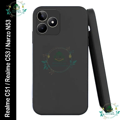 Picture of Premium Liquid Silicone Phone case for Realme C51 / Realme C53 / Narzo N53 Liquid Silicon Mobile Back Case Soft Silicone Phone Cover