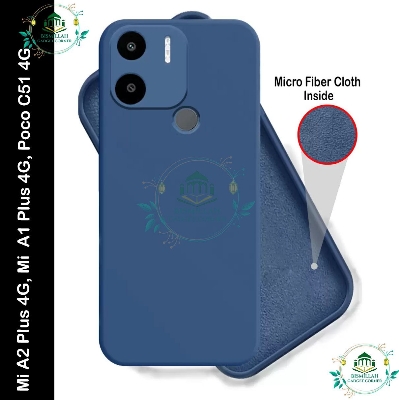 Picture of Premium Liquid Silicone Phone case for Mi A1 / Redmi A2 plus /Mi Redmi A2 Plus 4G, Mi Redmi A1 Plus 4G, Poco C50 4G, Poco C51 4G / Mi A2 plus, Mi A1 plus Liquid Silicon Mobile Back Case Soft Silicone Phone Cover