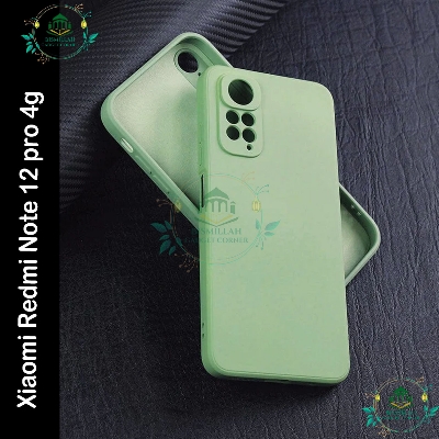 Picture of Premium Liquid Silicone Phone case for Xiaomi Redmi Note 12 pro 4g Liquid Silicon Mobile Back Case Soft Silicone Phone Cover