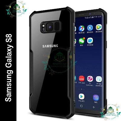 Picture of Xundd Back Cover for Samsung Galaxy S8 5G Transparent Hybrid Hard PC Back Bumper