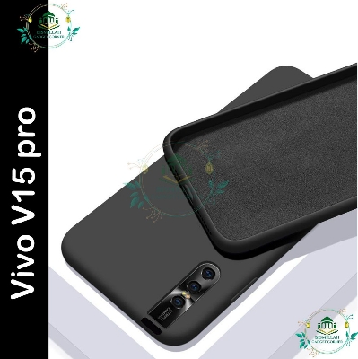 Picture of Premium Liquid Silicone Phone case for Vivo V15 pro Liquid Silicon Mobile Back Case Soft Silicone Phone Cover