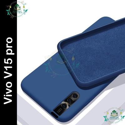 Picture of Premium Liquid Silicone Phone case for Vivo V15 pro Liquid Silicon Mobile Back Case Soft Silicone Phone Cover
