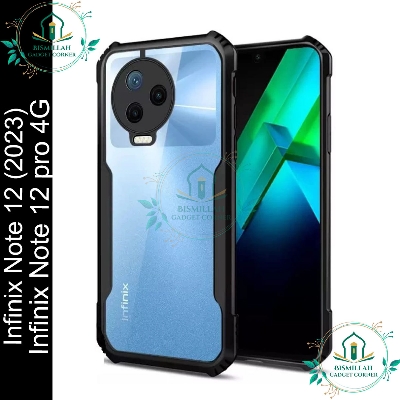 Picture of Xundd Back Cover for  Infinix Note 12 (2023) / Infinix Note 12 pro 4G Transparent Hybrid Hard PC Back Bumper