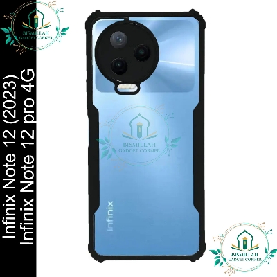 Picture of Xundd Back Cover for  Infinix Note 12 (2023) / Infinix Note 12 pro 4G Transparent Hybrid Hard PC Back Bumper