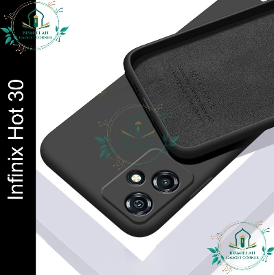 Picture of Premium Liquid Silicone Phone case for Infinix Hot 30 Liquid Silicon Mobile Back Case Soft Silicone Phone Cover