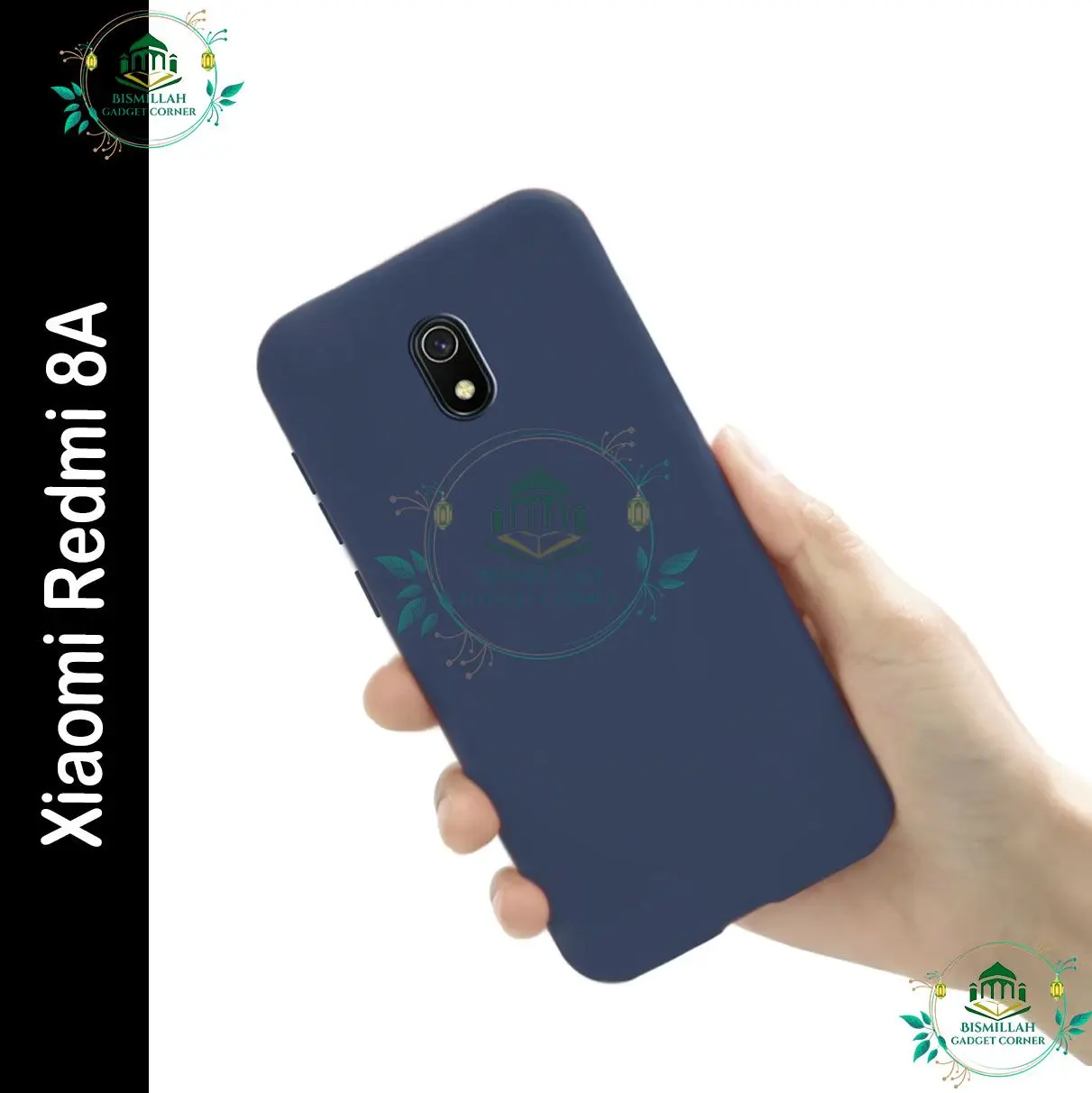 Picture of Premium Liquid Silicone Phone case for Xiaomi Redmi 8A Liquid Silicon Mobile Back Case Soft Silicone Phone Cover
