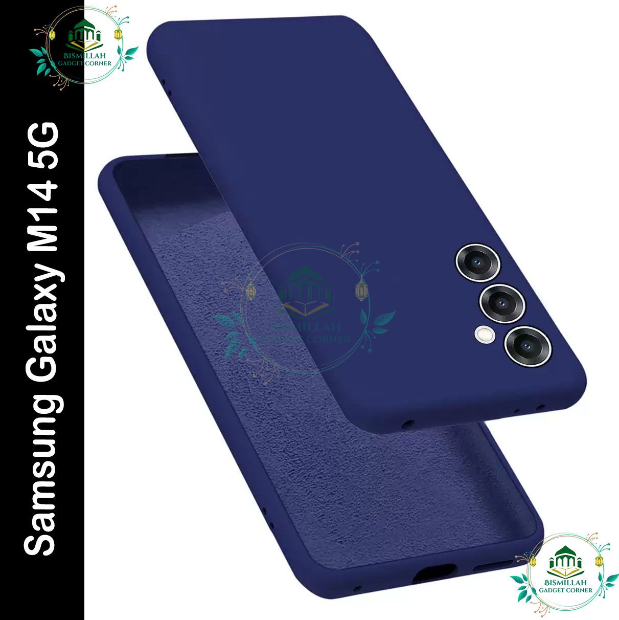 Picture of Premium Liquid Silicone Phone case for Samsung Galaxy M14 5G Liquid Silicon Mobile Back Case Soft Silicone Phone Cover