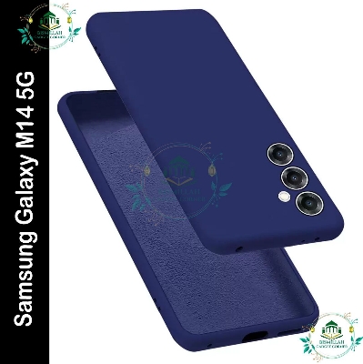 Picture of Premium Liquid Silicone Phone case for Samsung Galaxy M14 5G Liquid Silicon Mobile Back Case Soft Silicone Phone Cover