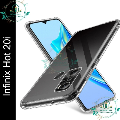 Picture of Transparent back cover For Infinix Hot 20i Luxury transparent Protect Back Cover Soft Case