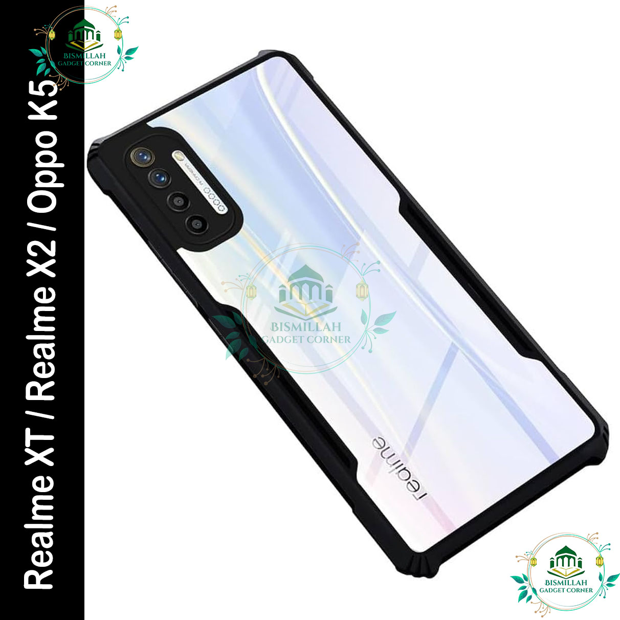Picture of Xundd Back Cover for Realme XT / Realme X2 / Oppo K5 Transparent Hybrid Hard PC Back Bumper