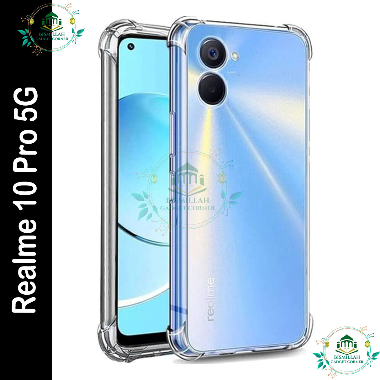 Picture of Transparent back cover For Realme 10 pro 5G Luxury transparent Protect Back Cover Soft Case