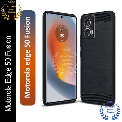 Picture of Spigen cover For Motorola Edge 50 Fusion Carbon Fiber Back cover Soft Slim Fashion Non-Slip Protective Carbon Fiber Phone Case