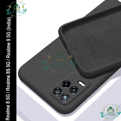 Picture of Premium Liquid Silicone Phone case for Realme 8 5G / Realme 8S 5G / Realme 9 5G (India) Liquid Silicon Mobile Back Case Soft Silicone Phone Cover