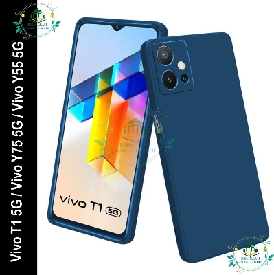 Picture of Premium Liquid Silicone Phone case for Vivo T1 5G / Vivo Y75 5G / Vivo Y55 5G Liquid Silicon Mobile Back Case Soft Silicone Phone Cover