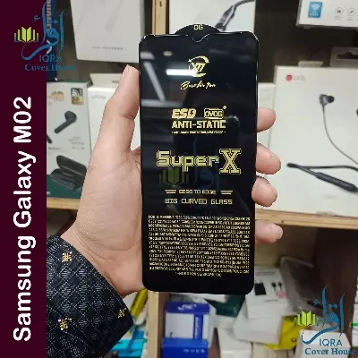 Picture of Super X For Samsung Galaxy M02 Tempered Gorilla Glass Screen Protector