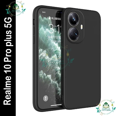 Picture of Premium Liquid Silicone Phone case for Realme 10 pro plus 5G / Realme 10 pro+ 5G Liquid Silicon Mobile Back Case Soft Silicone Phone Cover