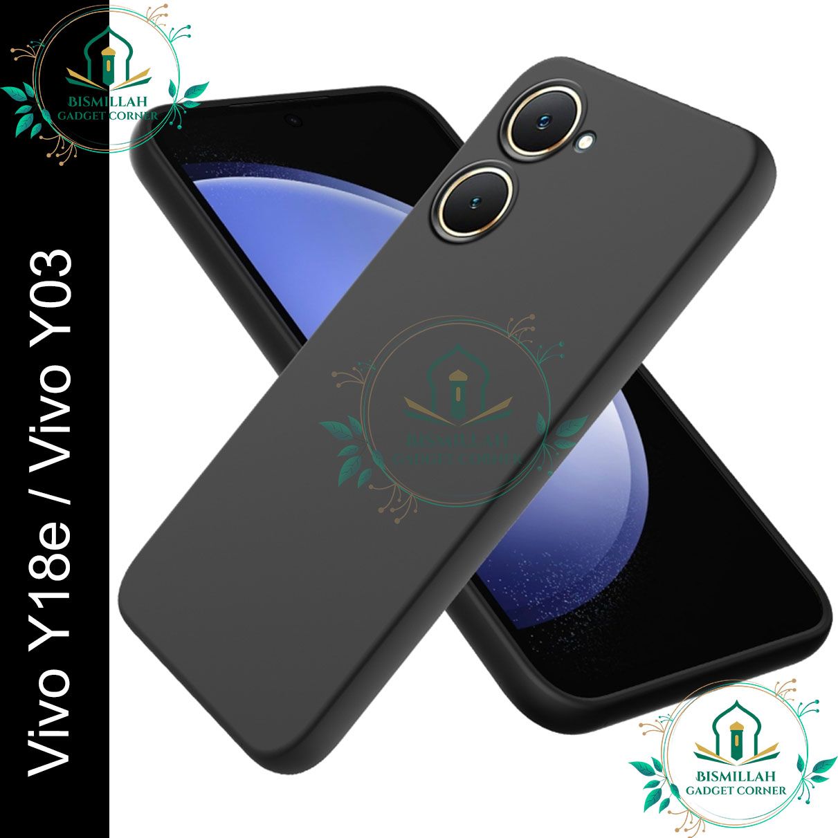 Picture of Premium Liquid Silicone Phone case for Vivo Y18E / vivo Y03 Liquid Silicon Mobile Back Case Soft Silicone Phone Cover