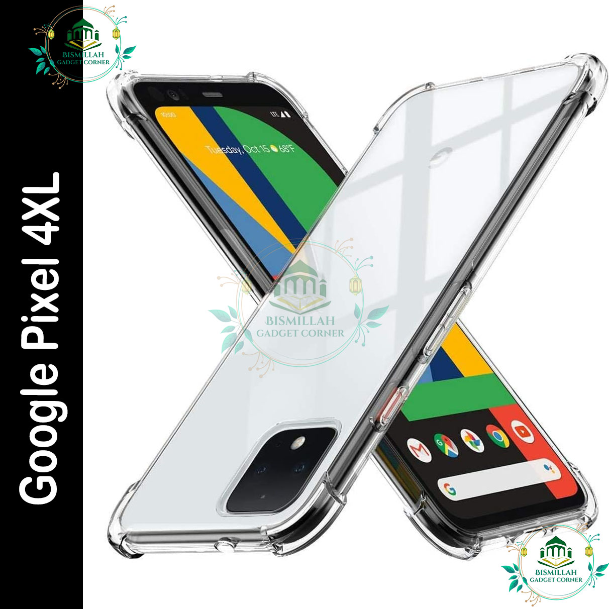 Picture of Transparent back cover For Google Pixel 4XL Luxury transparent Protect Back Cover Soft Case