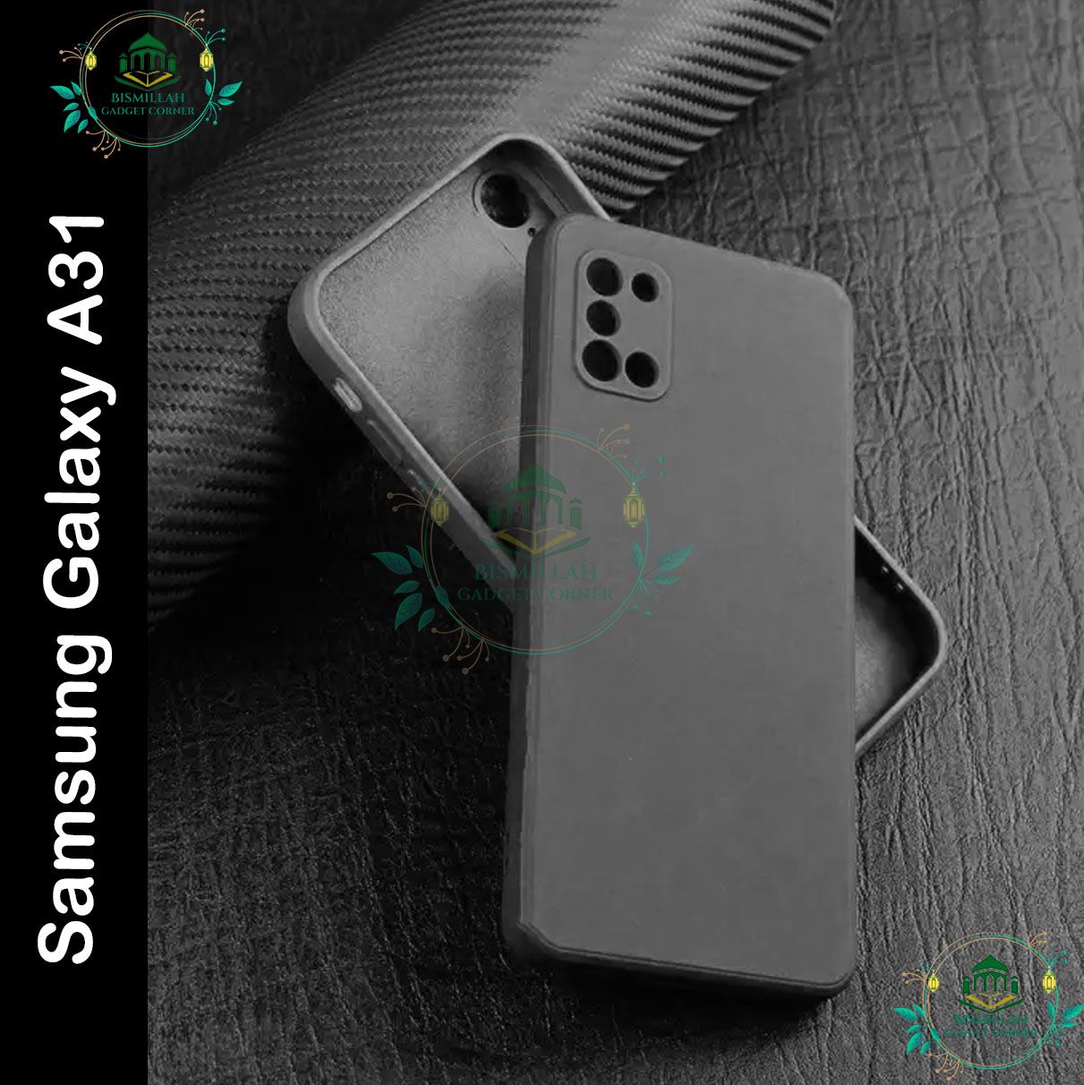 Picture of Premium Liquid Silicone Phone case for Samsung Galaxy A31 Liquid Silicon Mobile Back Case Soft Silicone Phone Cover