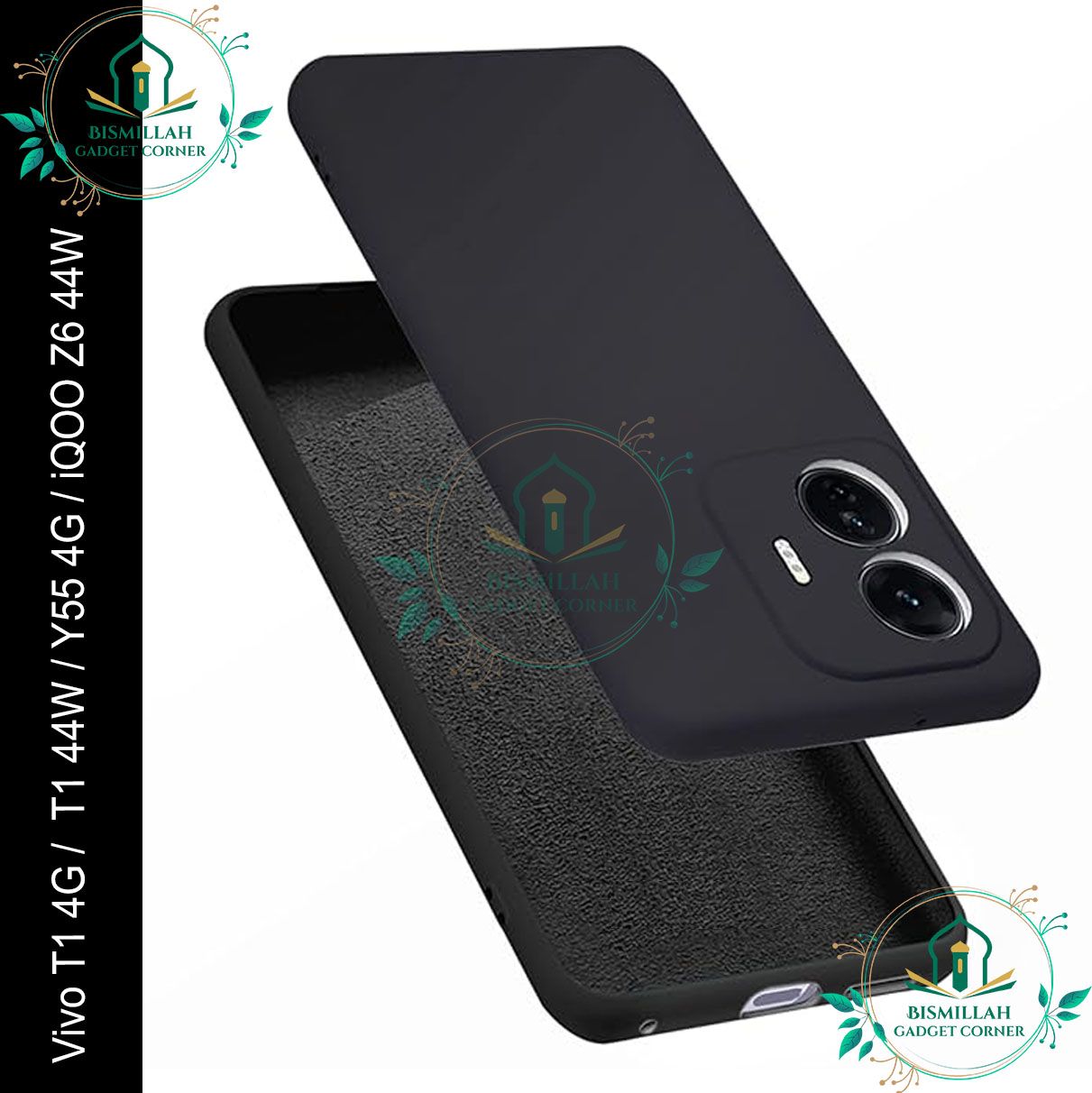 Picture of Premium Liquid Silicone Phone case for Vivo T1 4G / vivo T1 44W / Vivo Y55 4G / vivo iQOO Z6 44W Liquid Silicon Mobile Back Case Soft Silicone Phone Cover