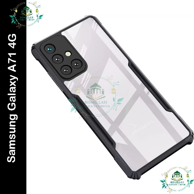 Picture of Xundd Back Cover for Samsung Galaxy A71 4G Transparent Hybrid Hard PC Back Bumper