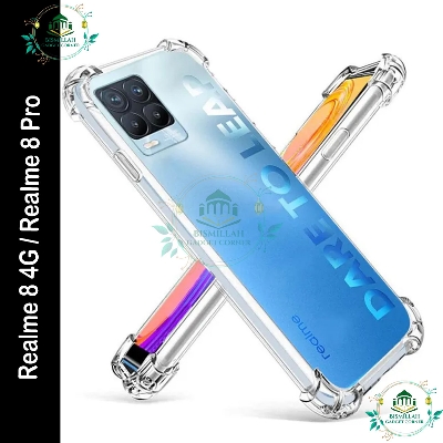 Picture of Transparent back cover For Realme 8 / Realme 8 pro (4G) Luxury transparent Protect Back Cover Soft Case