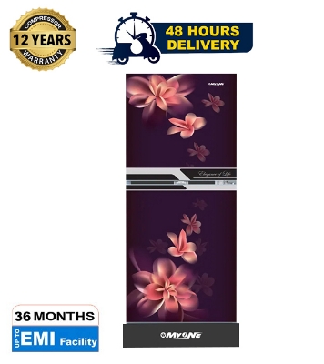 Picture of MYONE 165 liter Gorgeous Tulip Black Match Refrigerator (MY-1F5G)