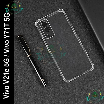 Picture of Transparent back cover For Vivo V21e 5G / Vivo Y71T 5G Luxury transparent Protect Back Cover Soft Case