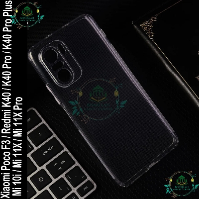 Picture of Transparent back cover For Xiaomi Poco F3 / Redmi K40 / Redmi K40 Pro / Redmi K40 Pro Plus /  Mi 10i / Mi 11X 5G / Mi 11X Pro Luxury transparent Protect Back Cover Soft Case