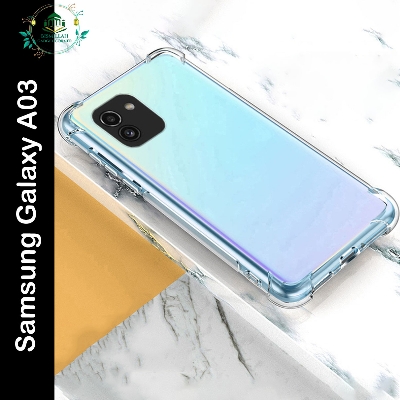 Picture of Transparent back cover For Samsung Galaxy A03 Luxury transparent Protect Back Cover Soft Case