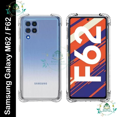 Picture of Transparent back cover For Samsung Galaxy M62 / Samsung Galaxy F62 Luxury transparent Protect Back Cover Soft Case