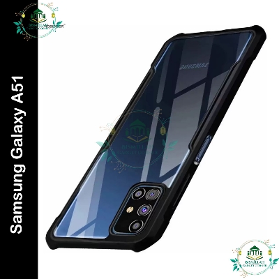 Picture of Xundd Back Cover for Samsung Galaxy A51 Transparent Hybrid Hard PC Back Bumper