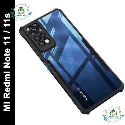 Picture of Xundd Back Cover for Xiaomi Redmi Note 11 4G/ Xiaomi Redmi Note 11s Transparent Hybrid Hard PC Back Bumper