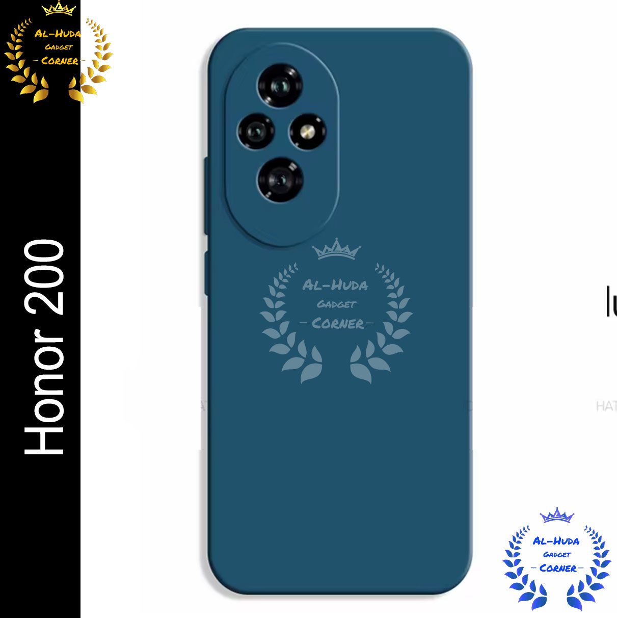 Picture of Premium Liquid Silicone Phone case for Honor 200 5G Liquid Silicon Mobile Back Case Soft Silicone Phone Cover