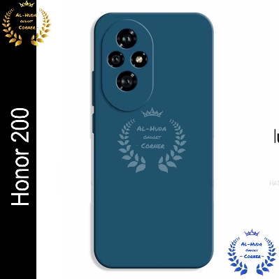 Picture of Premium Liquid Silicone Phone case for Honor 200 5G Liquid Silicon Mobile Back Case Soft Silicone Phone Cover