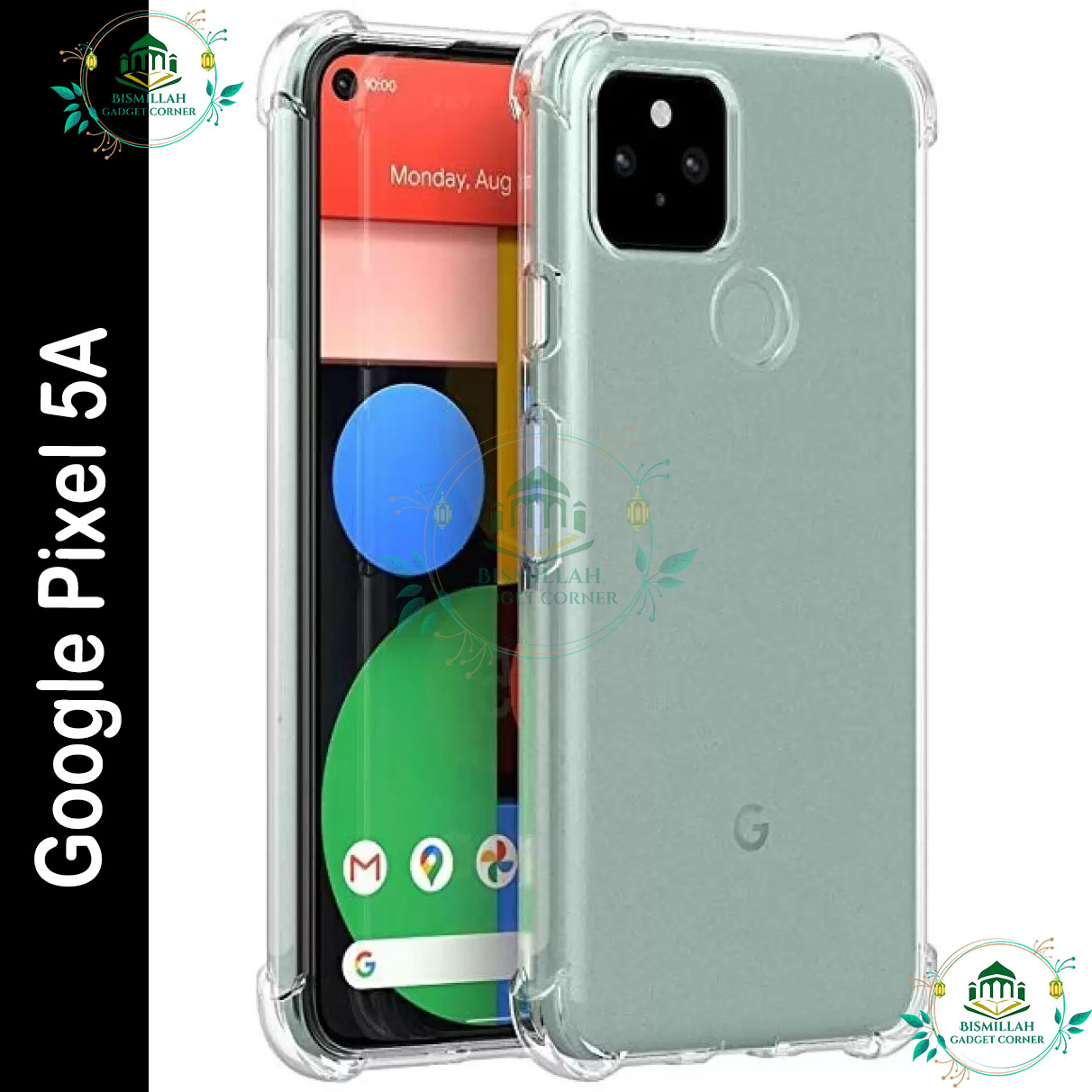 Picture of Transparent back cover For Google Pixel 5A Luxury transparent Protect Back Cover Soft Case