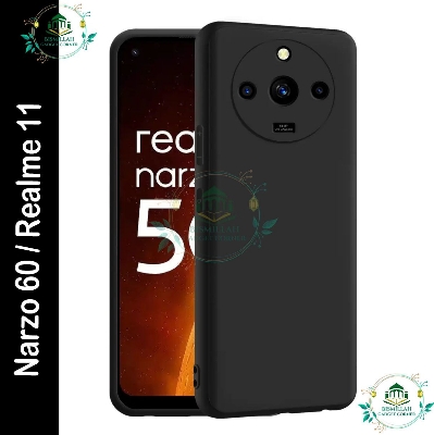 Picture of Premium Liquid Silicone Phone case for Realme Narzo 60 5G / Realme 11 5G Liquid Silicon Mobile Back Case Soft Silicone Phone Cover