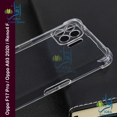 Picture of Transparent back cover For Oppo F17 Pro / Oppo A93 2020 / Oppo Reno4 F Luxury transparent Protect Back Cover Soft Case