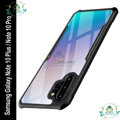 Picture of Xundd Back Cover for Samsung Galaxy Note 10 Plus / Samsung Galaxy Note 10 Pro Transparent Hybrid Hard PC Back Bumper