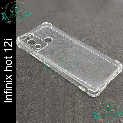Picture of Transparent back cover For Infinix Hot 12i Luxury transparent Protect Back Cover Soft Case