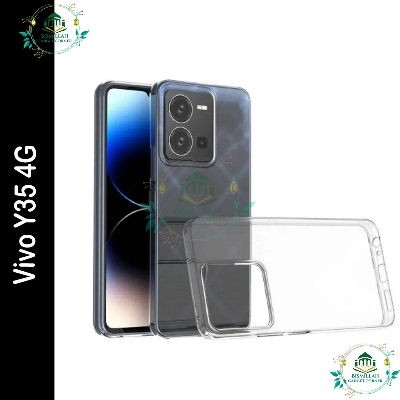 Picture of Transparent back cover For Vivo Y35 4G Luxury transparent Protect Back Cover Soft Case