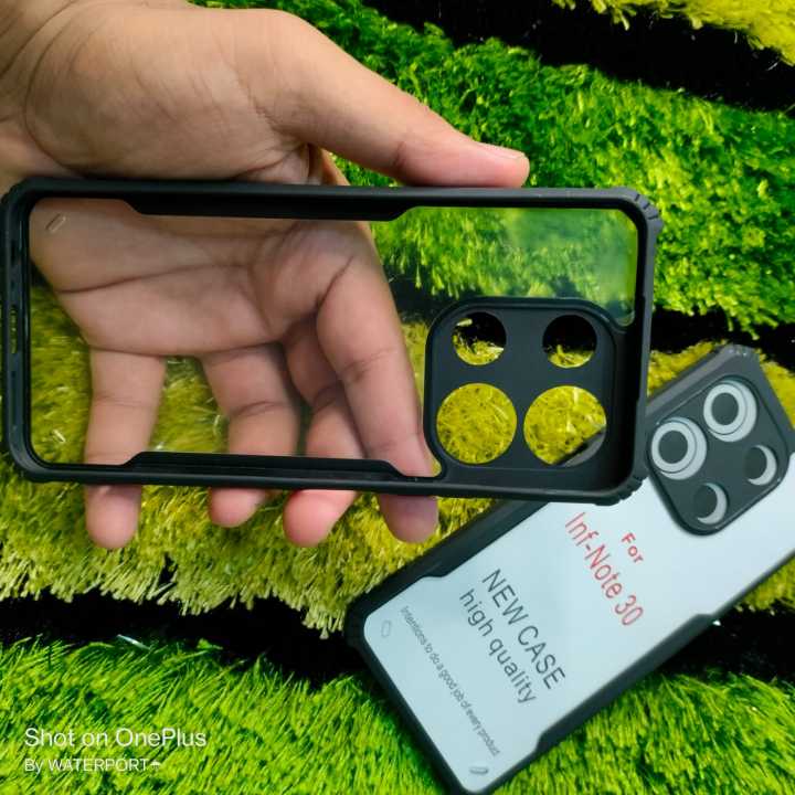 Picture of Infinix Note 30 / Infinix Note 30 5G / Infinix Note 30 Pro / Infinix Note 30Pro Back Cover ShockProof Airbinger Longlasting Clear Transparent Hard Case